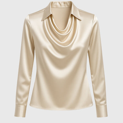 Liverno™ Noelle | Elegancka Satynowa Bluzka