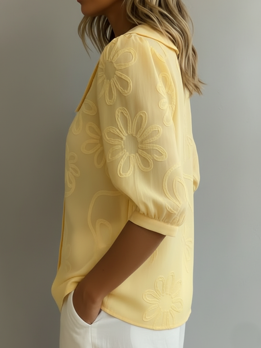 Liverno™ Perina | Elegancka Bluzka W Kwiaty