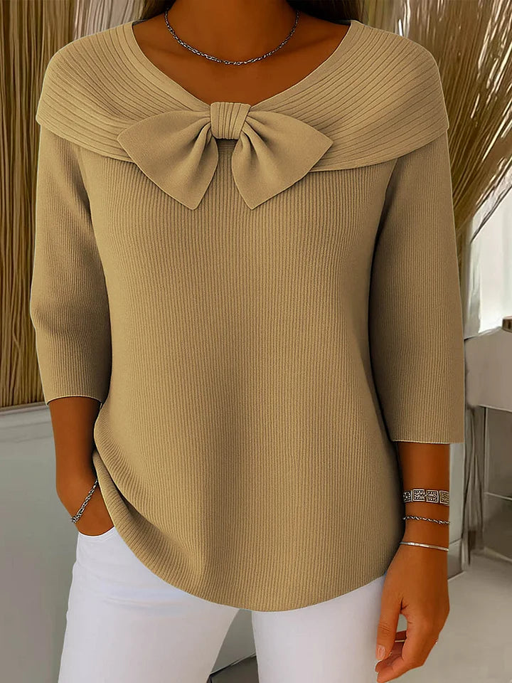 Aimee | Elegante Top met Strik en Perfecte Pasvorm