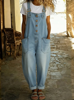 Liverno Orla | Mjuk jumpsuit med vida ben