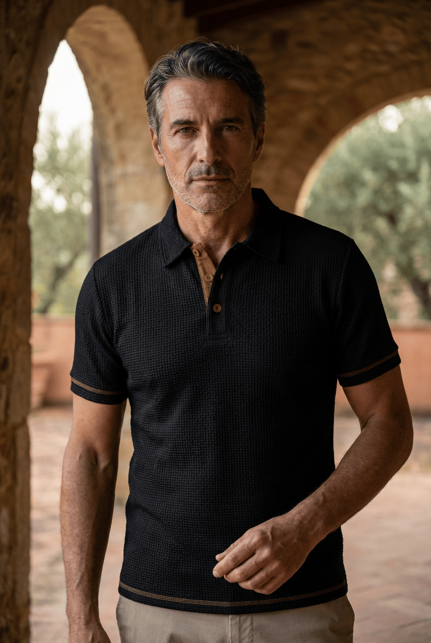 Liverno™ Matteo | Nowoczesne męskie polo premium