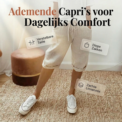 Laluna® | Katoen linnen Dames Shorts