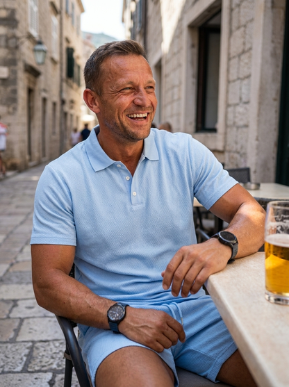 Liverno Angelo – Elegancki komplet polo na lato