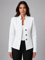 Selene | Women's Textured Tailored Blazer, Structured Fit Blazer