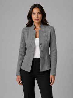 Selene | Women's Textured Tailored Blazer, Structured Fit Blazer