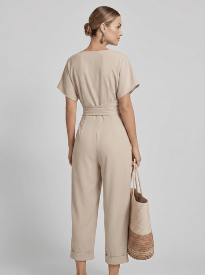 Two Piece Set Women Long Sleeve Top Wide Leg Trousers